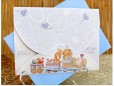 Invitatie de botez cu trenulet albastru