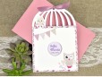 Invitatie de botez bufnita