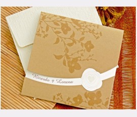 Promotie Invitatie motive florale cod 32753