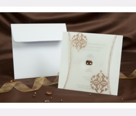 Invitatie eleganta cu accesoriu