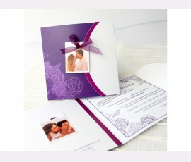 Invitatie “ Purple wedding ”