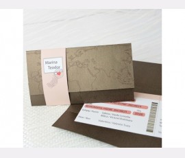 Invitatie “ Boarding pass ”