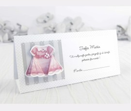 Mapă bani&Card masă 3D fetiță - Cod 7513