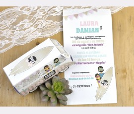 Invitatie de nunta rulota