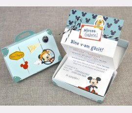 Invitatie Mickey Travel