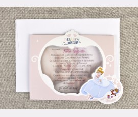 Invitatie de botez Cenusareasa - Cod 15713