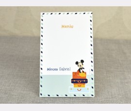 Meniu botez Mickey Travel - Cod 3700