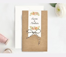 Invitatie de nunta Kraft 39732