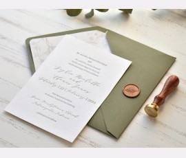 invitatie Luxury Cotton 