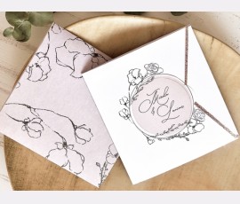 Invitatie de nunta Delicate Wreath