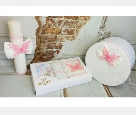 Set botez Pink Butterfly