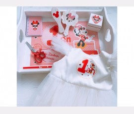 Set aniversare 1 an - Minnie Red - Cod 1817-