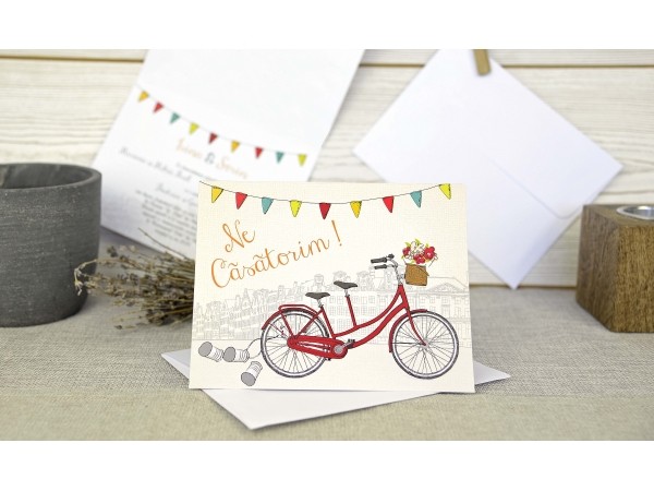 Invitatie bicicleta 