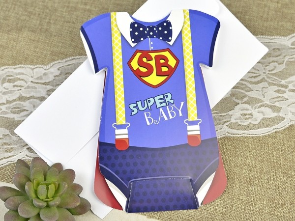 Invitatie de botez super bebe