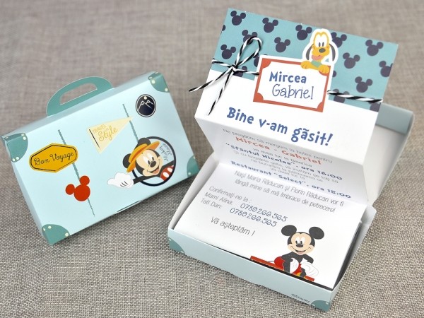 Invitatie Mickey Travel