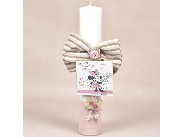 Lumanare botez pastel Minnie Fairy