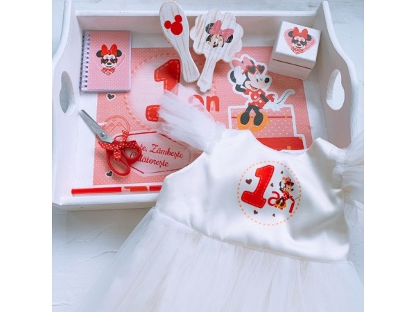 Set aniversare 1 an - Minnie Red