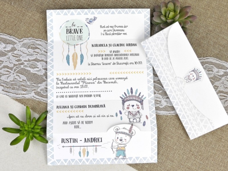 Invitatie De Botez Indieni 15610 Deluxe Cards