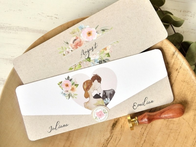 Invitatie De Nunta Romantica 39761 Deluxe Cards