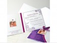Invitatie “ Purple wedding ”