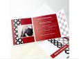 Invitatie cu model geometric