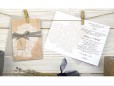 Invitatie rustic heart 