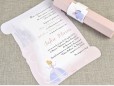 Invitatie de botez Papirus Cenusareasa