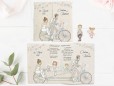 Invitatie de nunta Bicicleta Familiei 39714