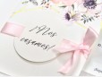 Invitatie de nunta motive florale